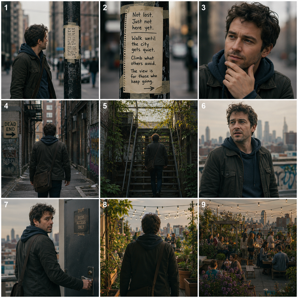 Following the Sign - Storyboard