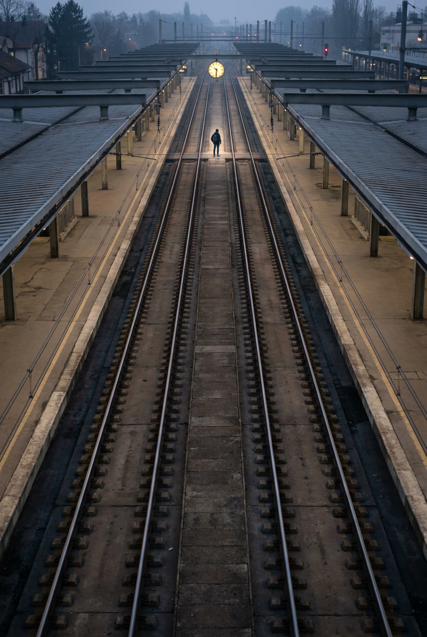 Leading Lines Create Destiny-Composition Study, cinematic storytelling, using Unspecified AI image prompt