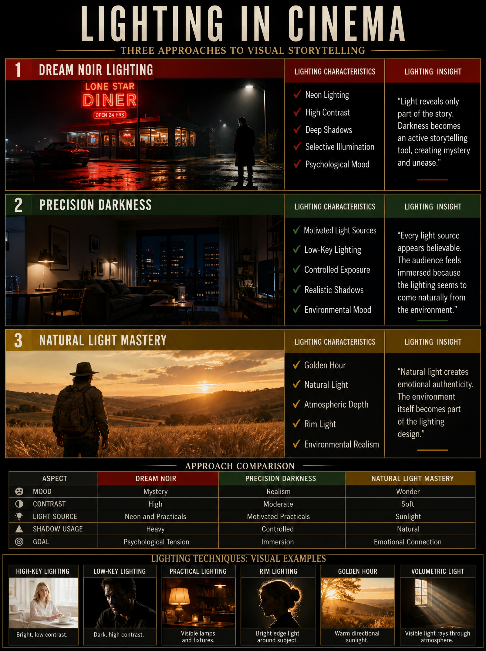 Lighting in Cinema: Lynch vs Fincher vs Deakins