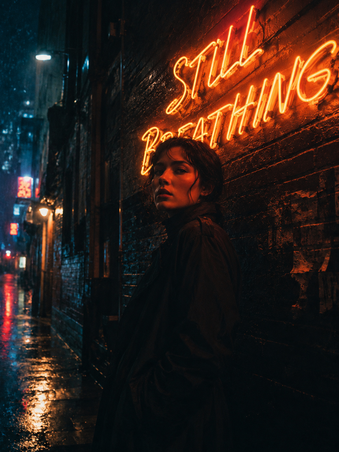 Neon Sign Portrait