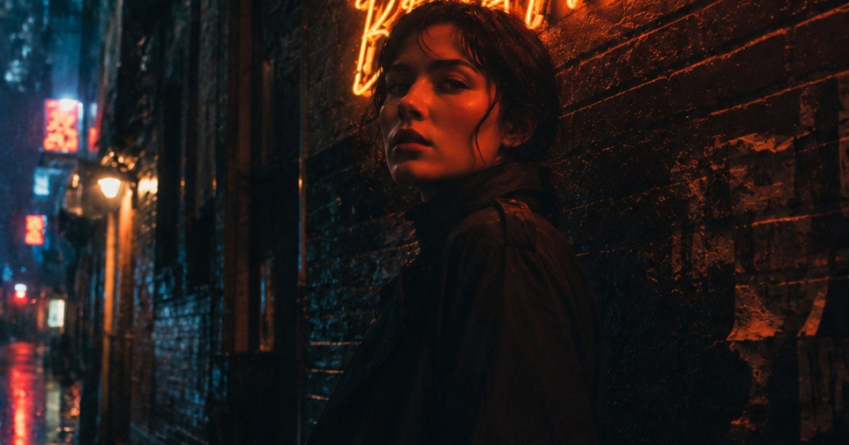 Neon Sign Portrait