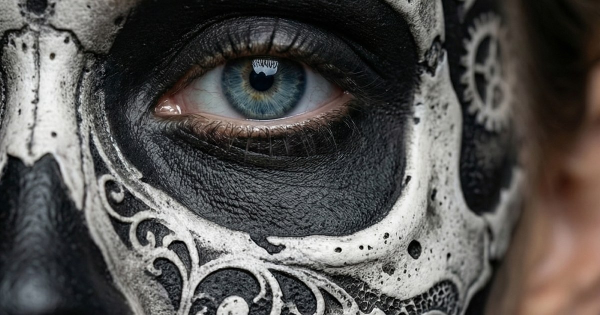 Skeleton makeup