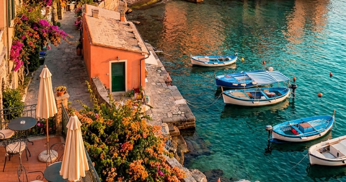 The Coastal Village-Color Study