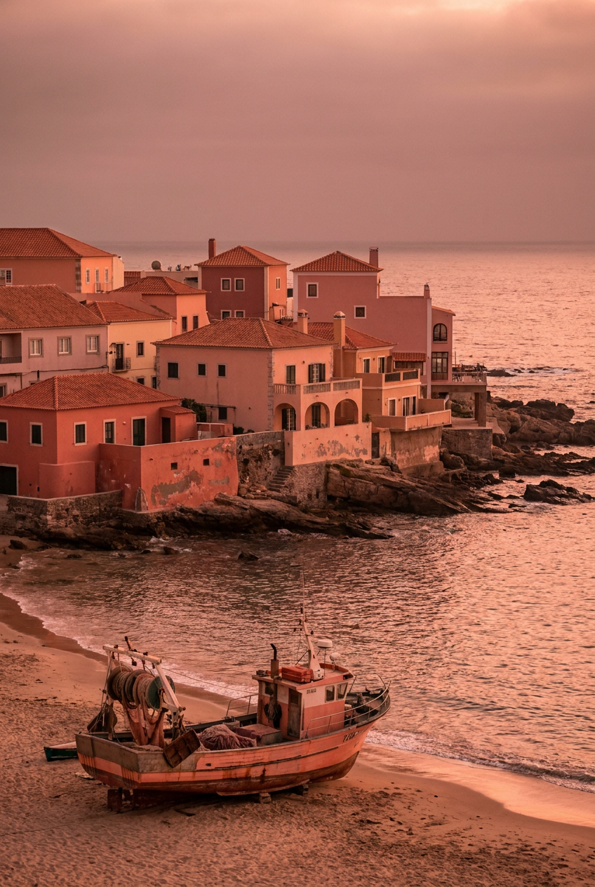 The Coral Coast-Color Study, coastal, using Unspecified AI image prompt
