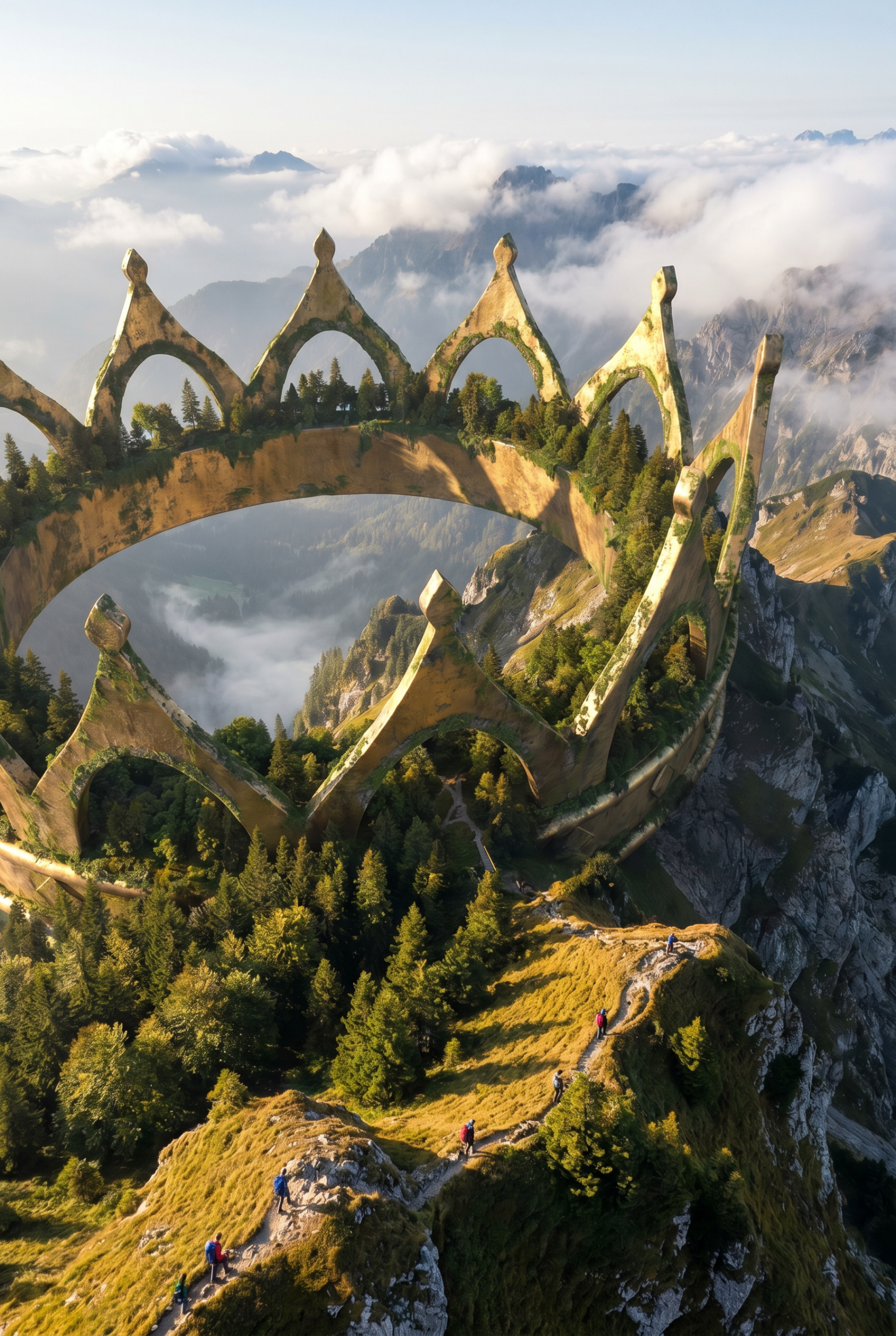 The Crown of Mountains - Scale Study