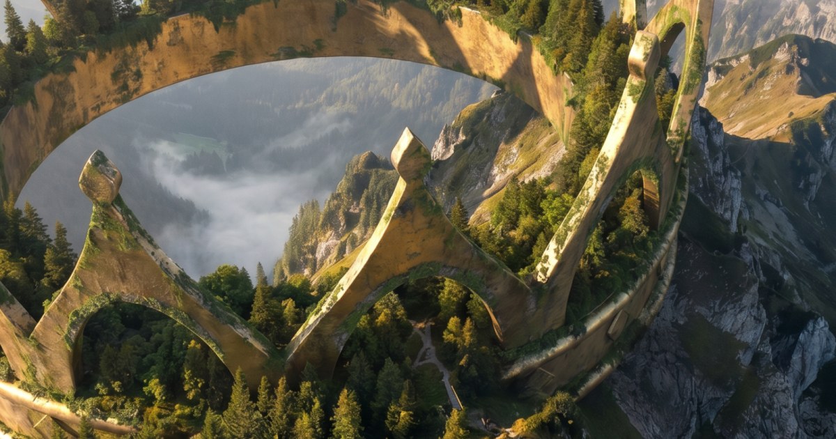 The Crown of Mountains - Scale Study