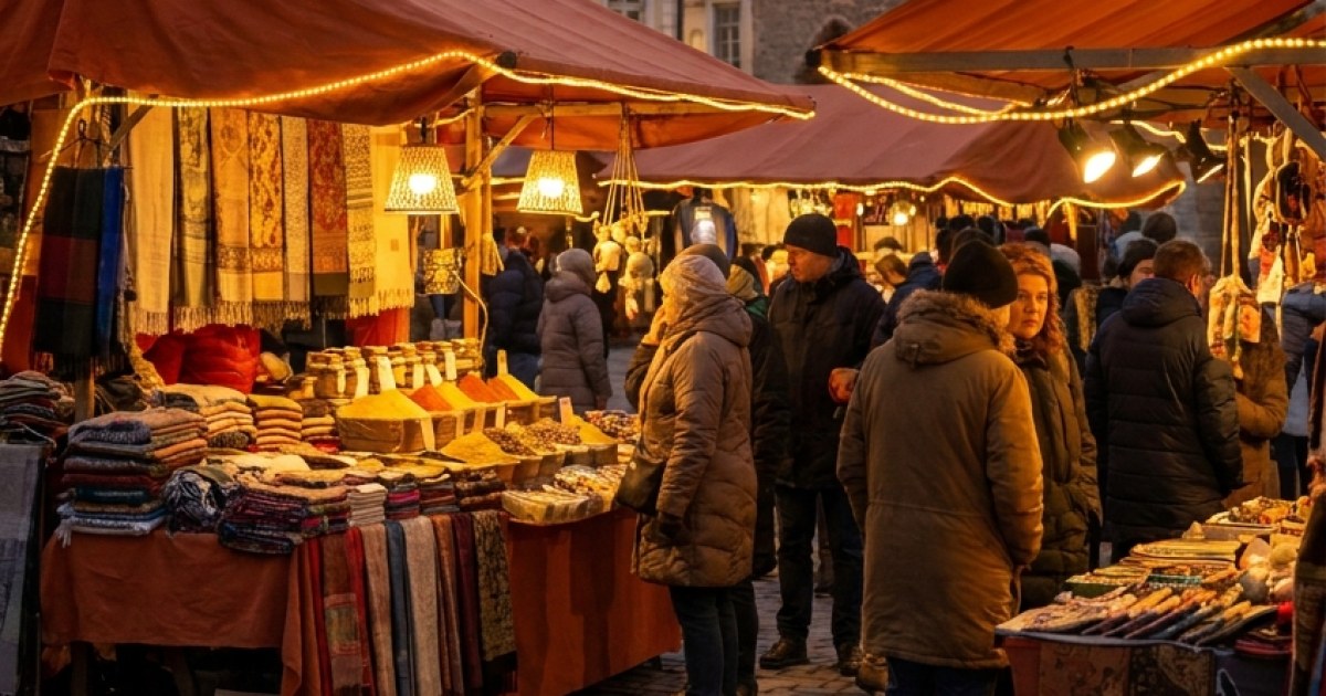 The Ember Market analogous color study