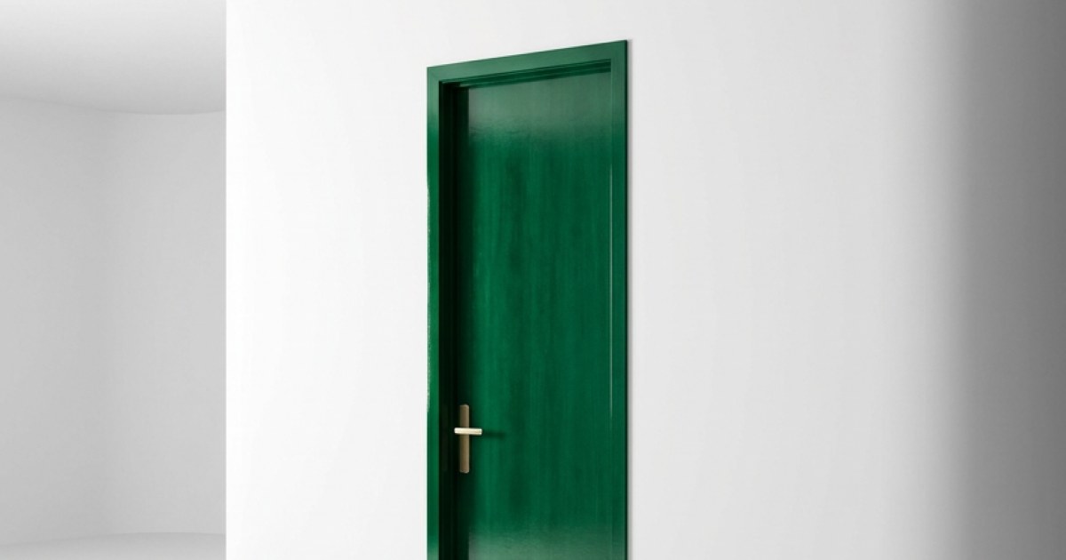 The Emerald Doorway-Negative Space Study