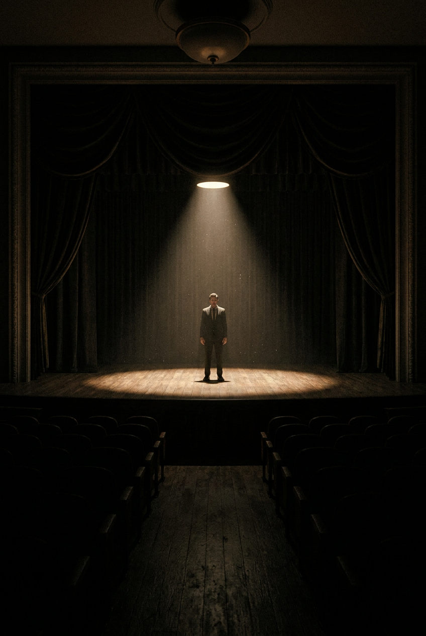 The Empty Stage-Negative Space Study