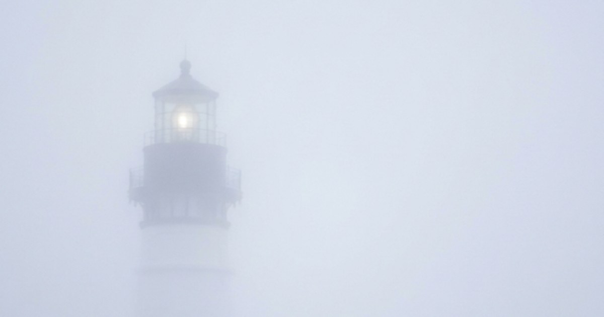 The Lighthouse Fog-Negative Space Study