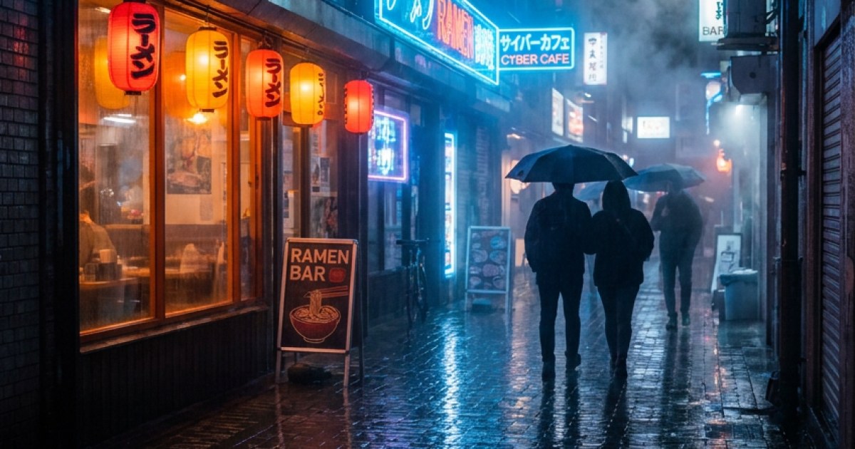 The Neon Alley-Color Study
