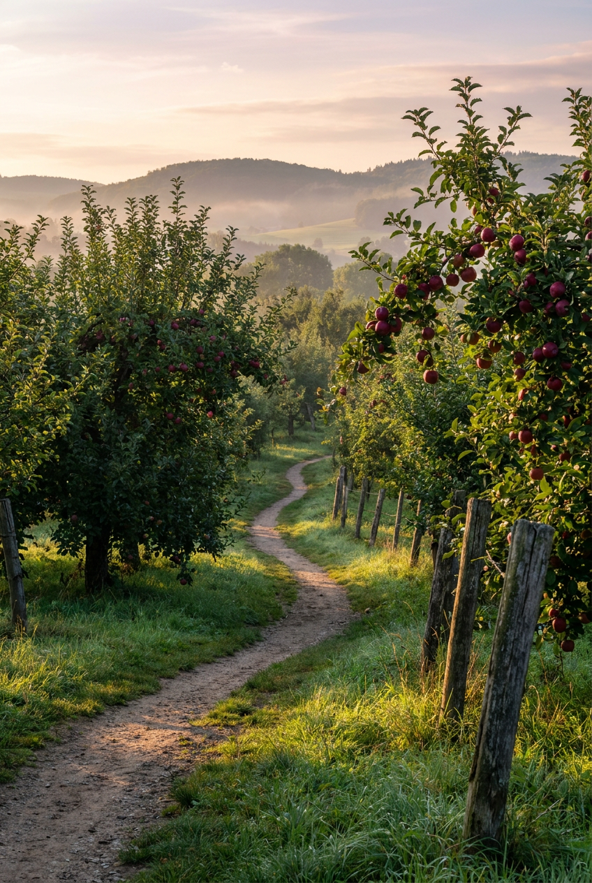 The Orchard Path-Color Study