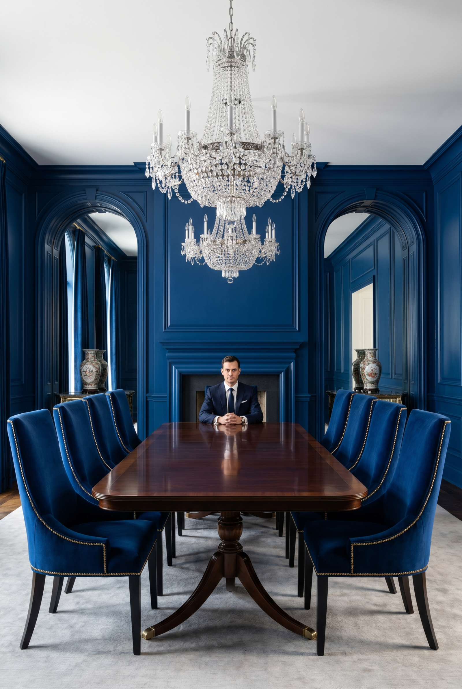 The Sapphire Dining Room-Color Study