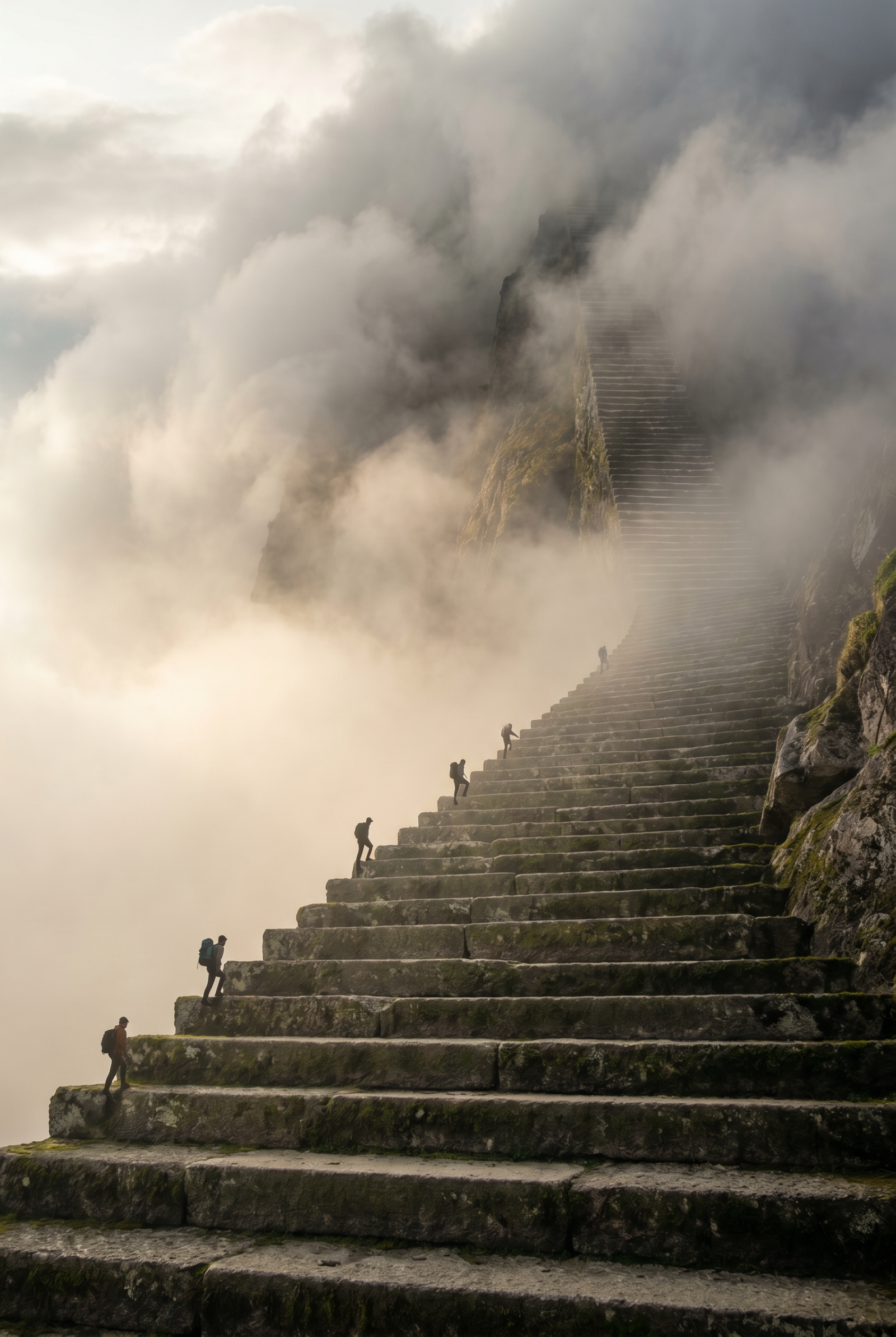 The Stairway Above - Scale Study