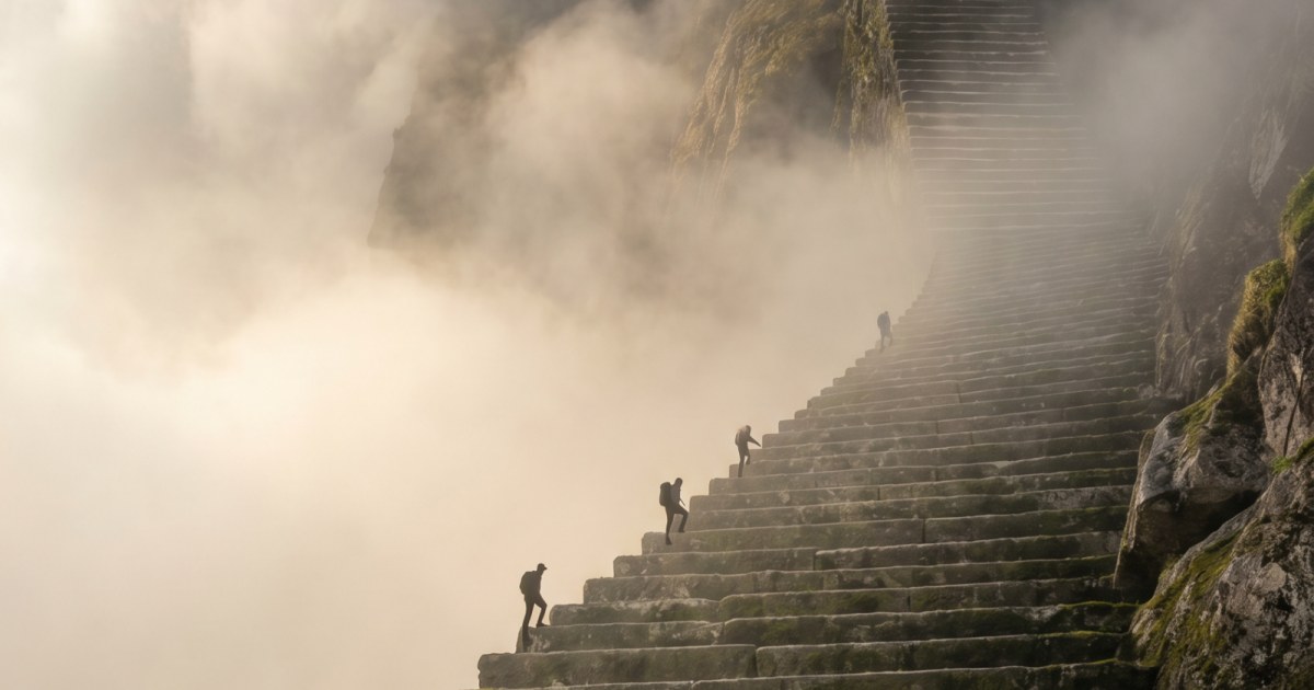 The Stairway Above - Scale Study