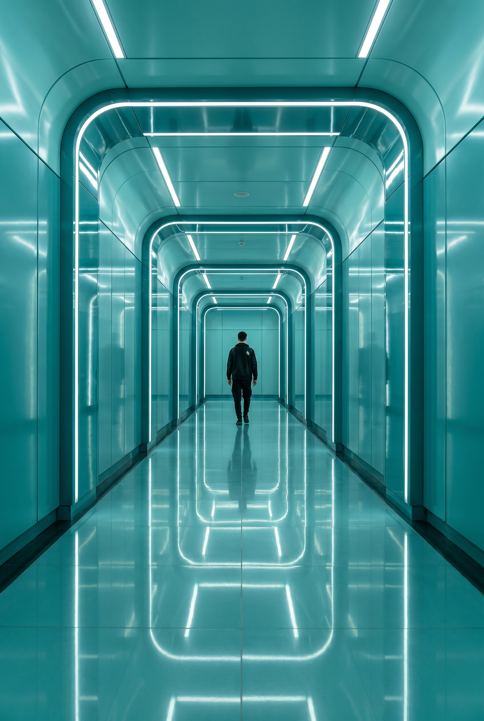 The Teal Passage-Color study
