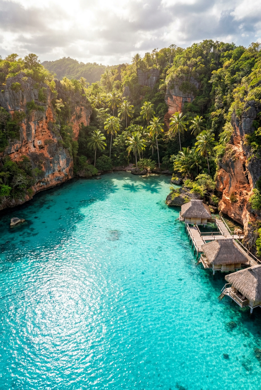 The Turquoise Oasis-Color Study