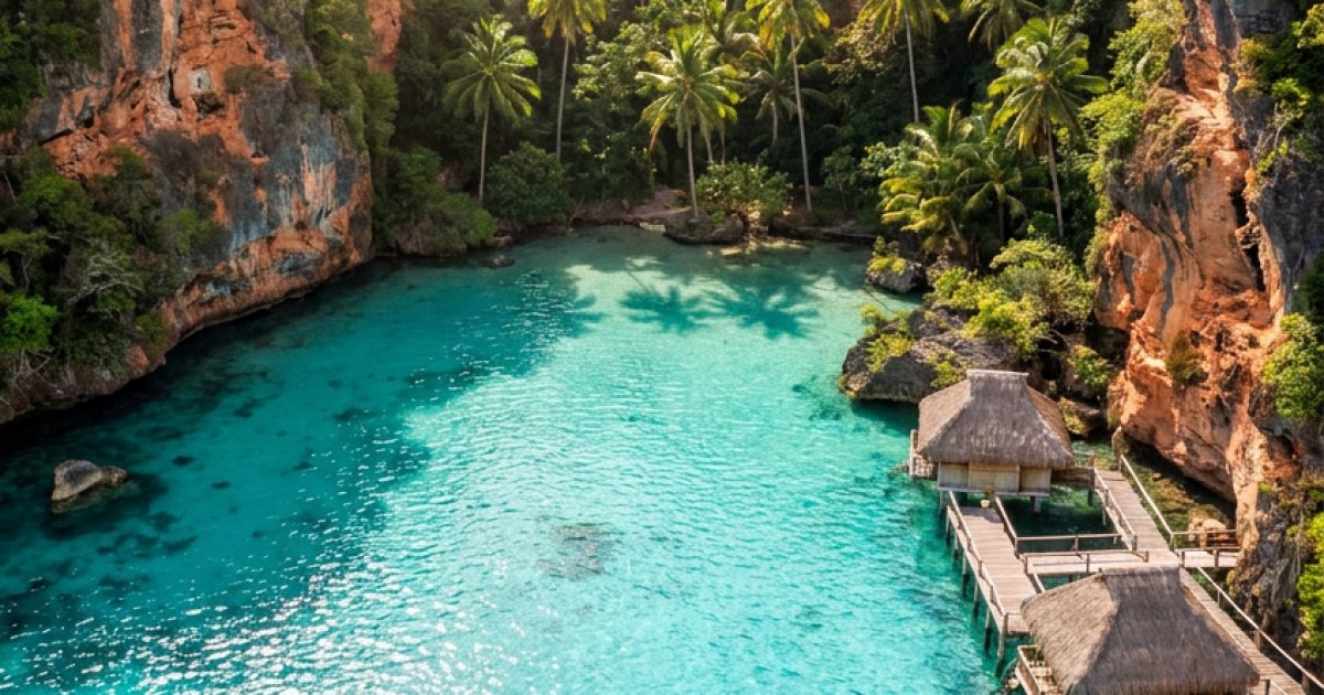 The Turquoise Oasis-Color Study