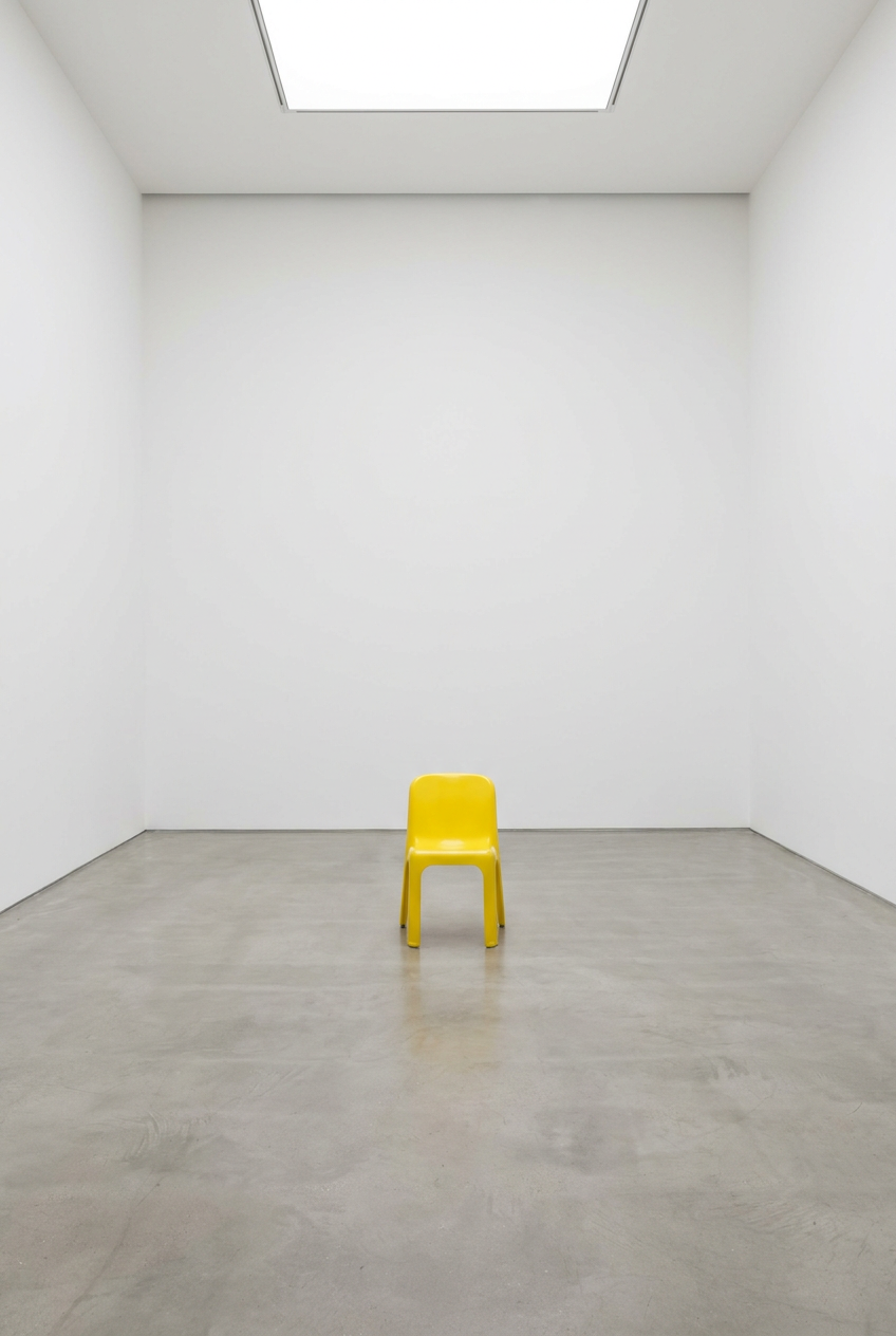 The Yellow Chair-Negative Space Study