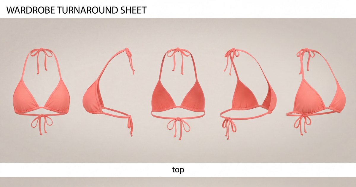 Wardrobe Turnaround Sheet